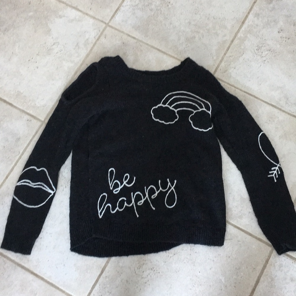 Black sweater from justice girls size 12